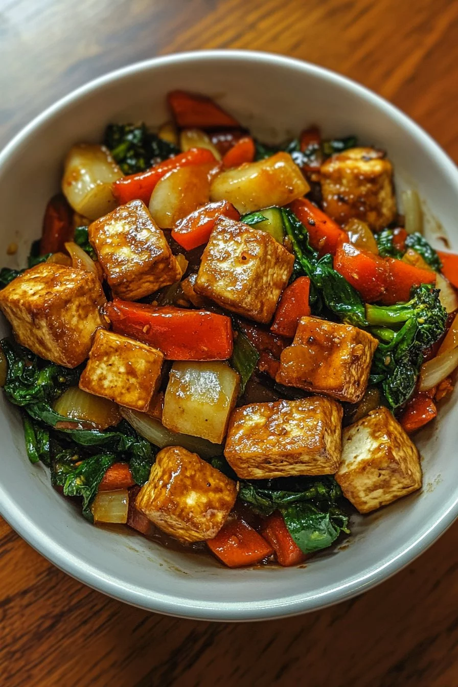 Autumn Vegetable Stir-Fry with Tofu