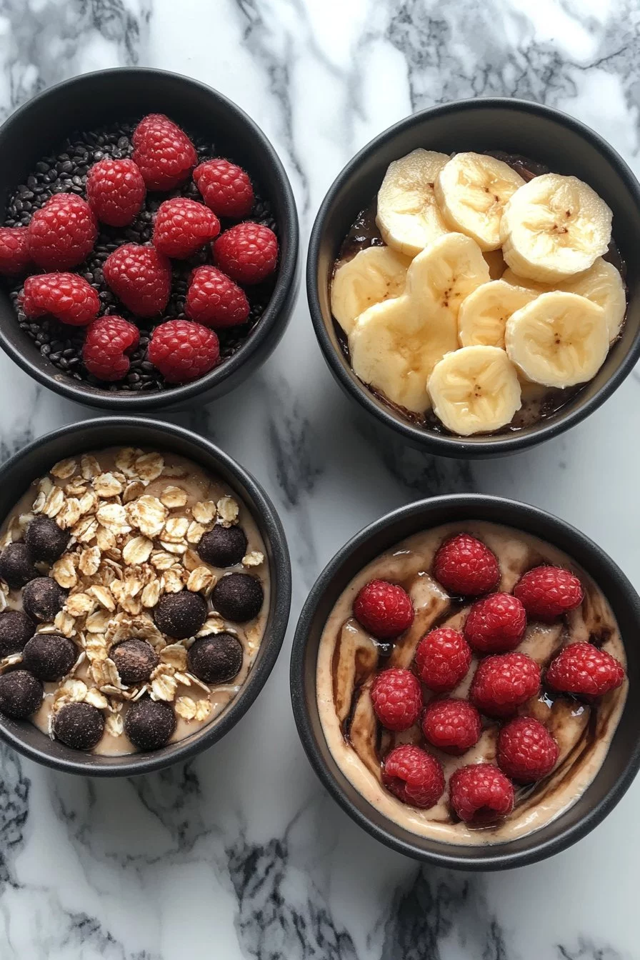 Baked Protein Pancake Bowls