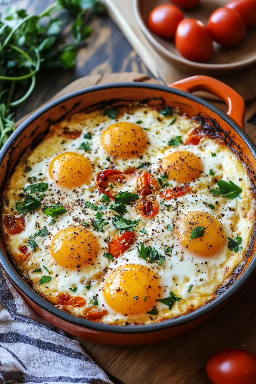 Baked Eggs with Ricotta
