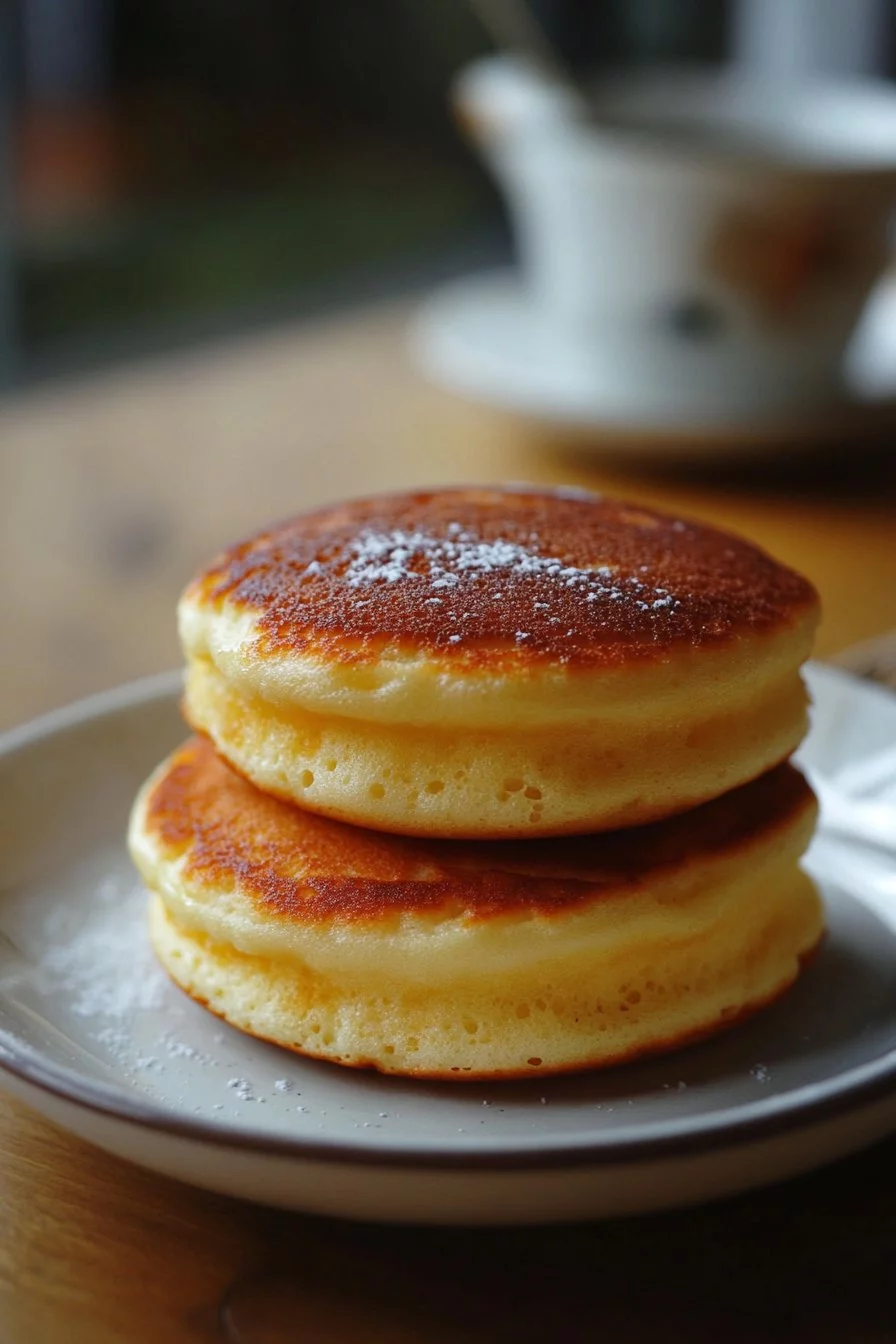 Fluffy Japanese Soufflé Pancakes