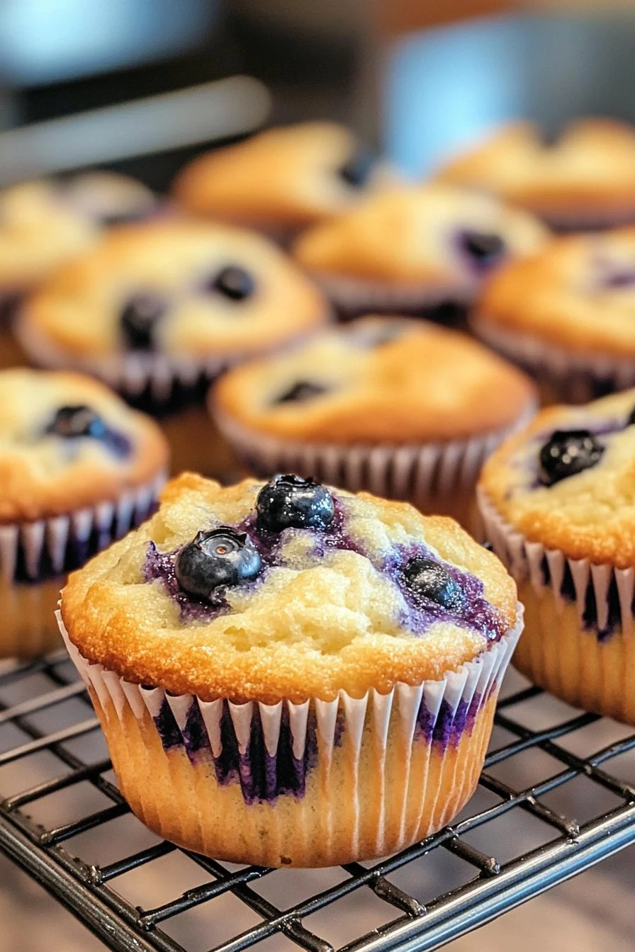 Bakery-Style Blueberry Muffins
