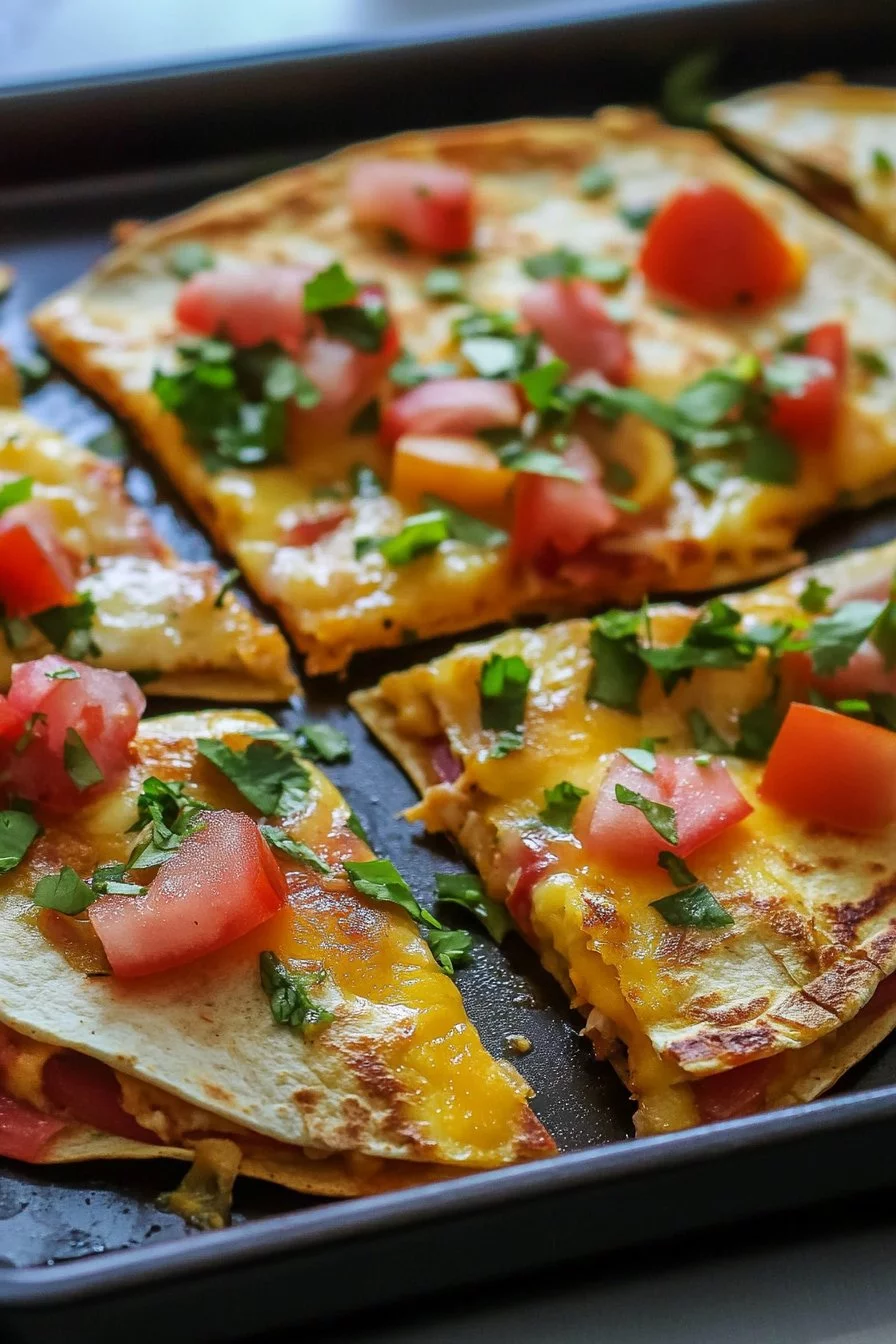 Sheet Pan Breakfast Quesadillas