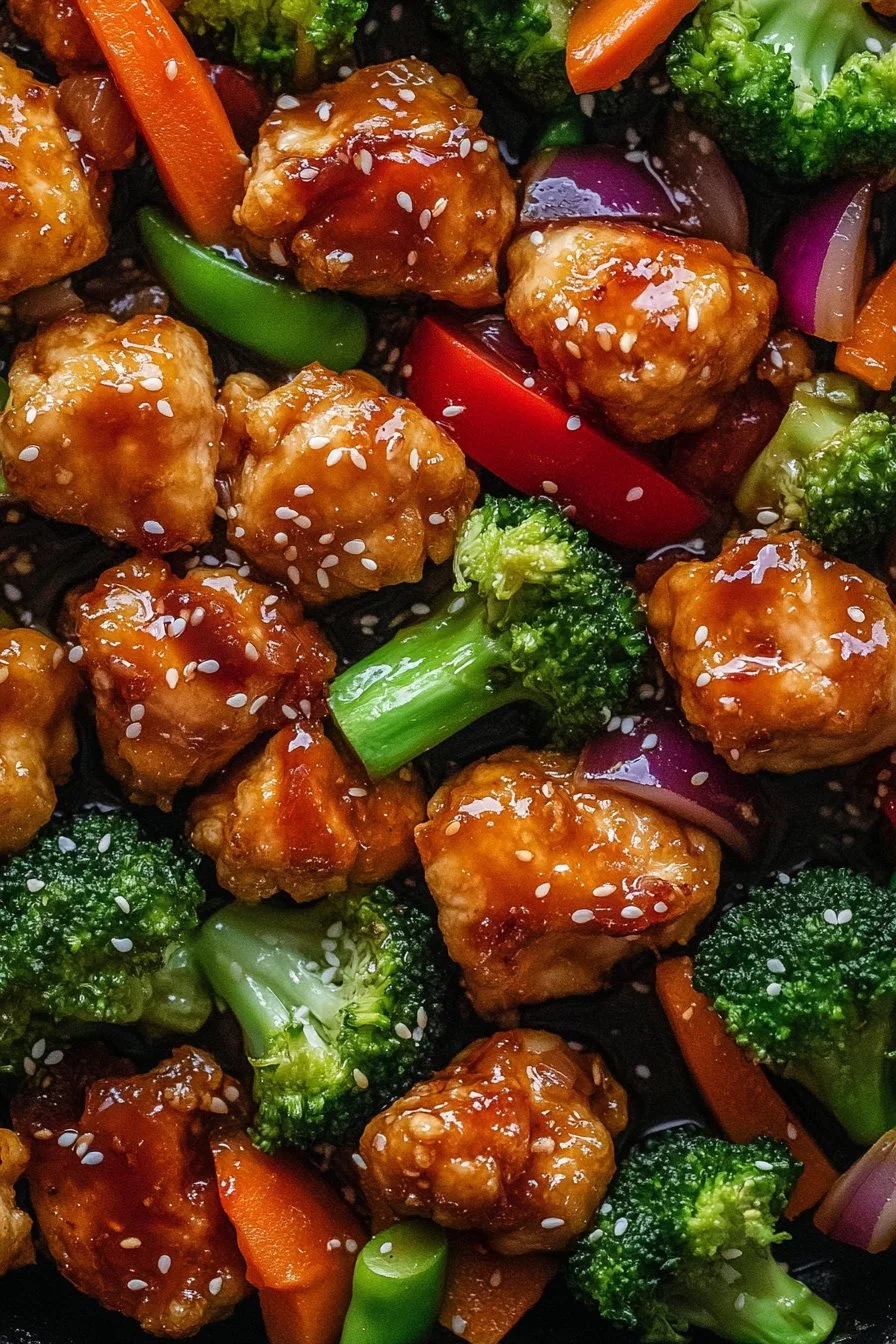 Sheet Pan Sesame Chicken and Vegetables