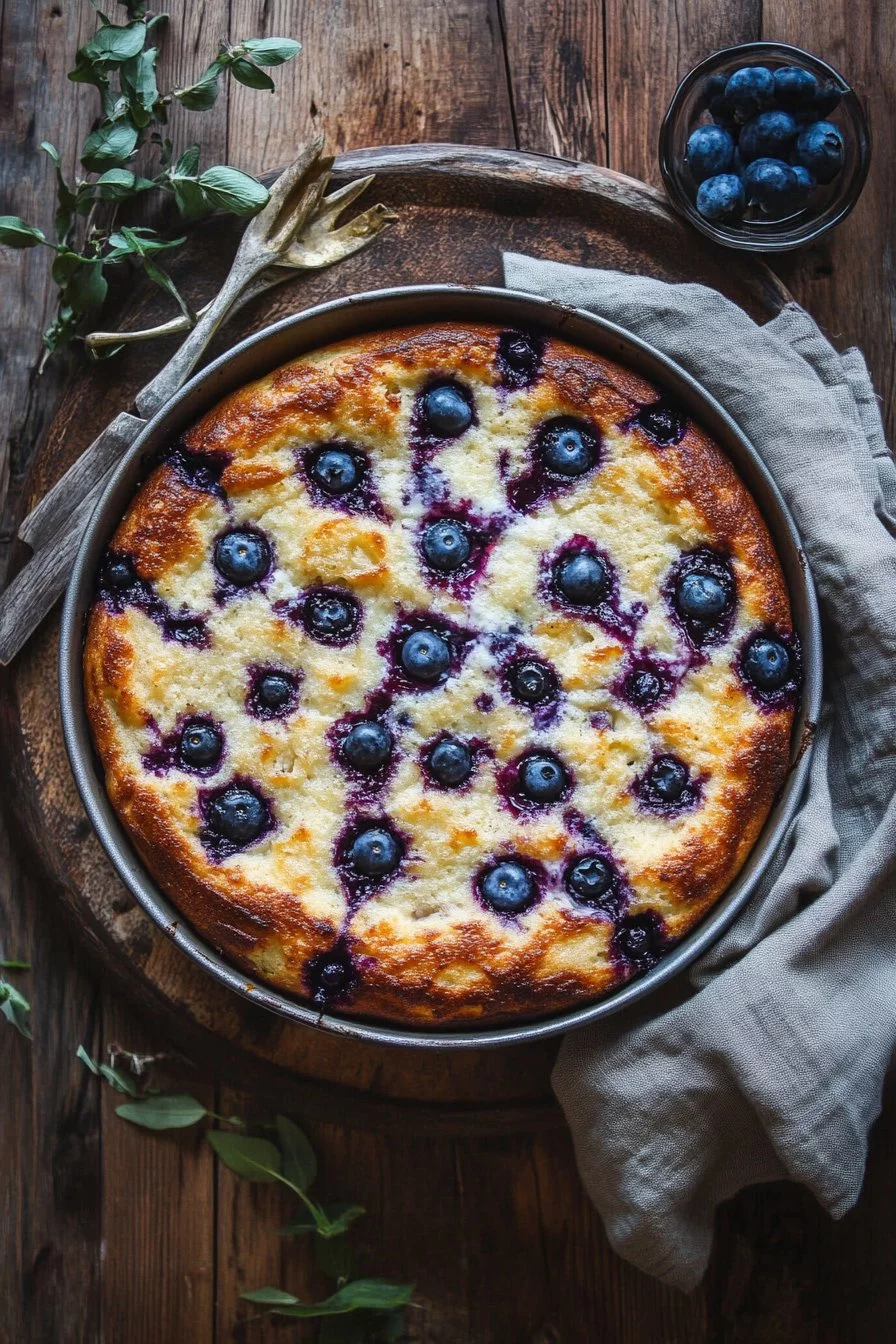 Blueberry Buttermilk Pancake Bake