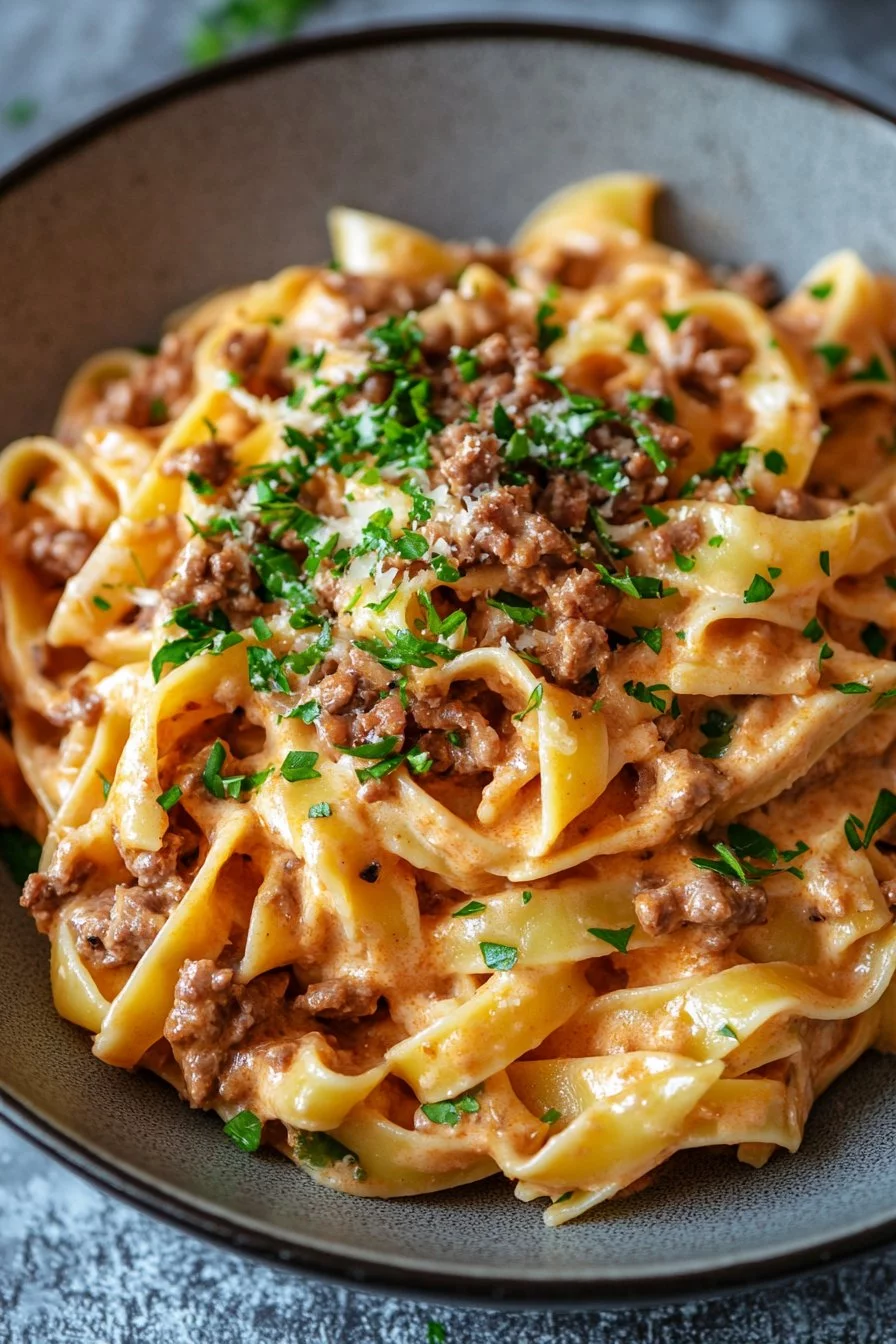 Creamy Beef Pasta