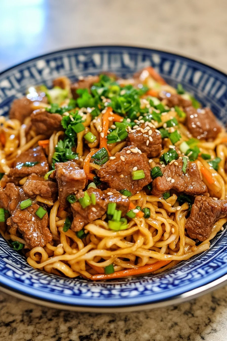 Authentic Beef Chow Mein