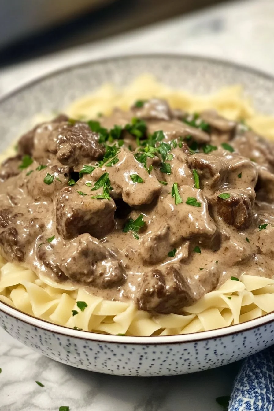 Beef Stroganoff