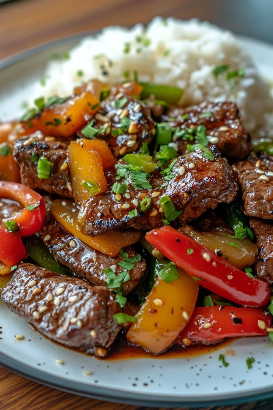 Vegan Pepper Steak