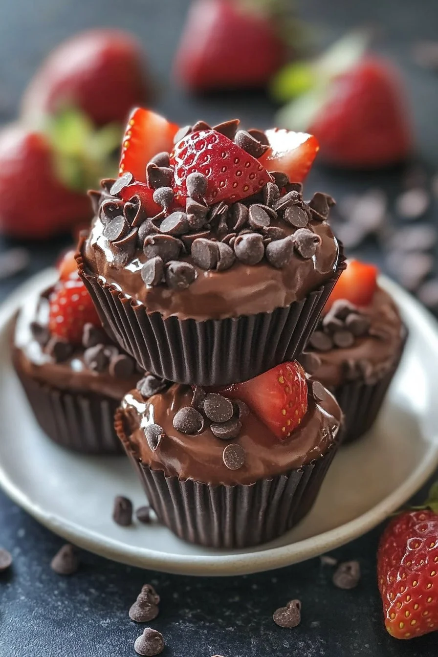 Chocolate Strawberry Yoghurt Clusters
