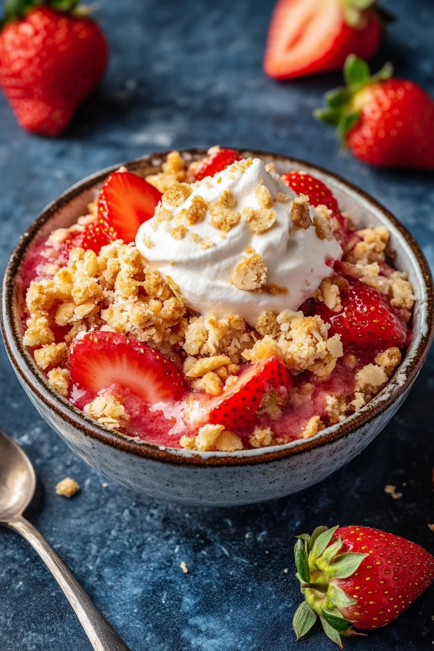 Strawberry Crumble Dessert