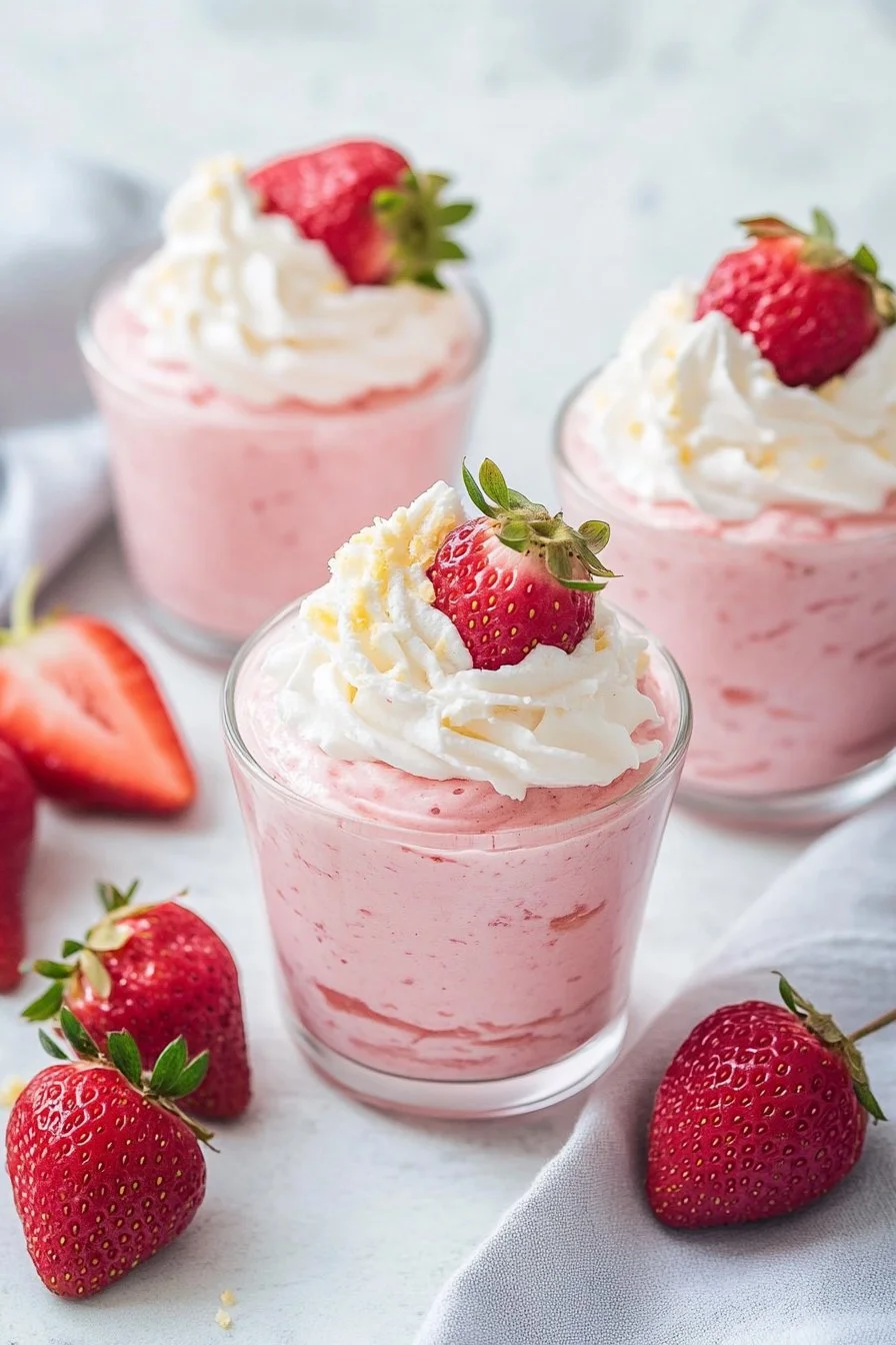 Delicate Strawberry Mousse