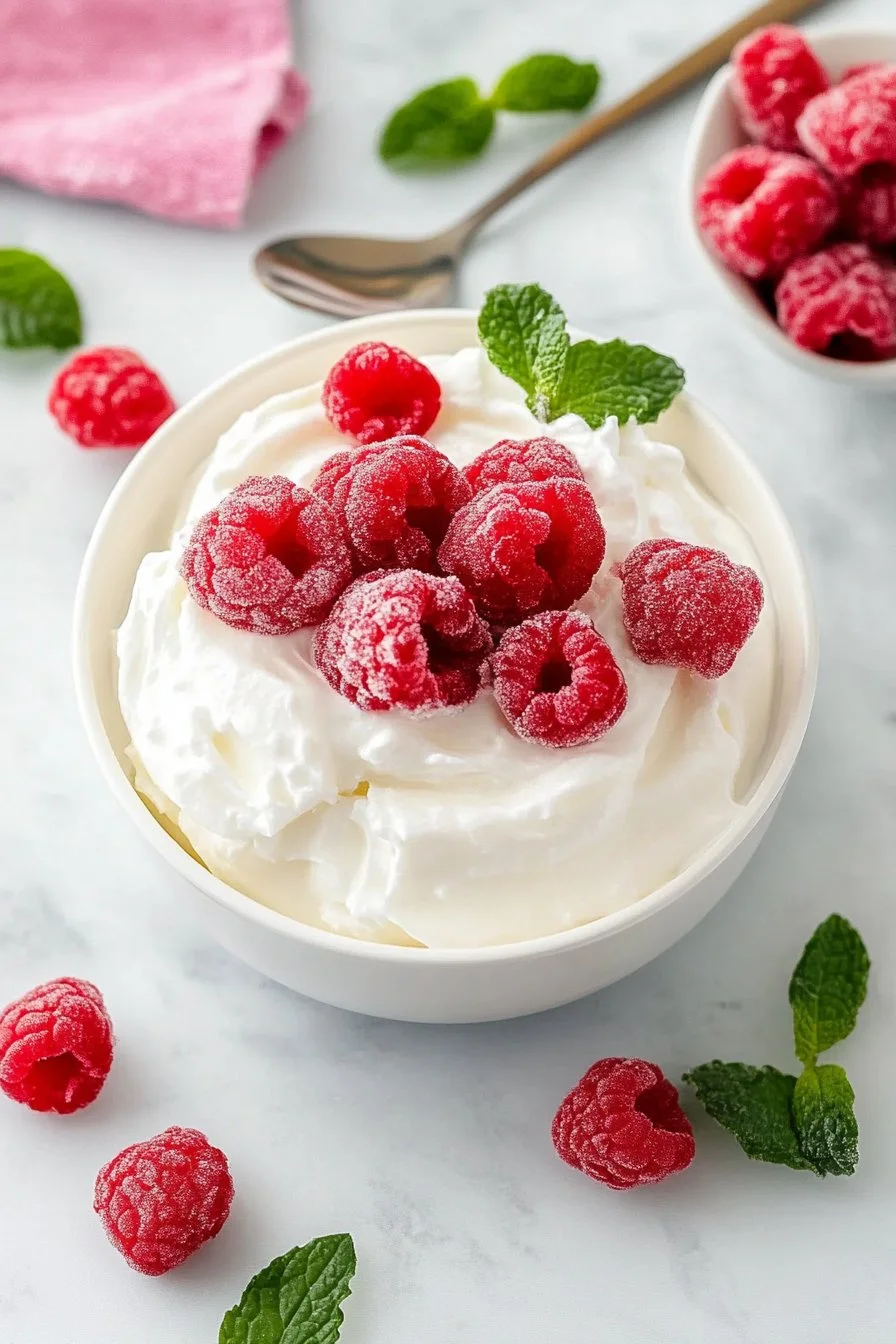 Refreshing Greek Yogurt Jelly Fluff