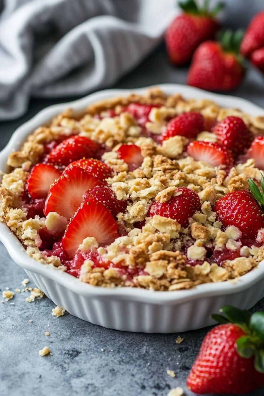 Strawberry Crumble