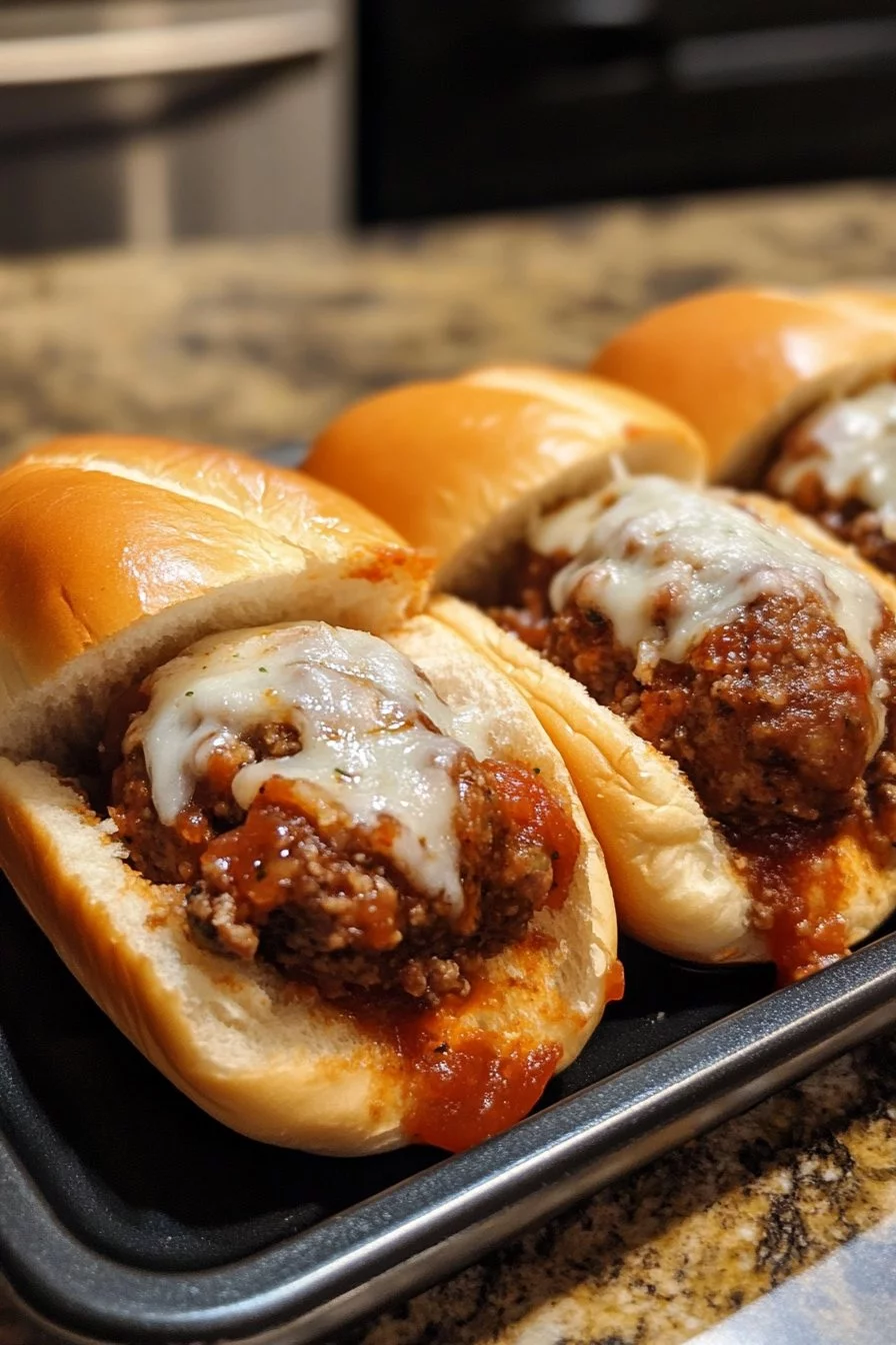Slow Cooker Meatball Rolls