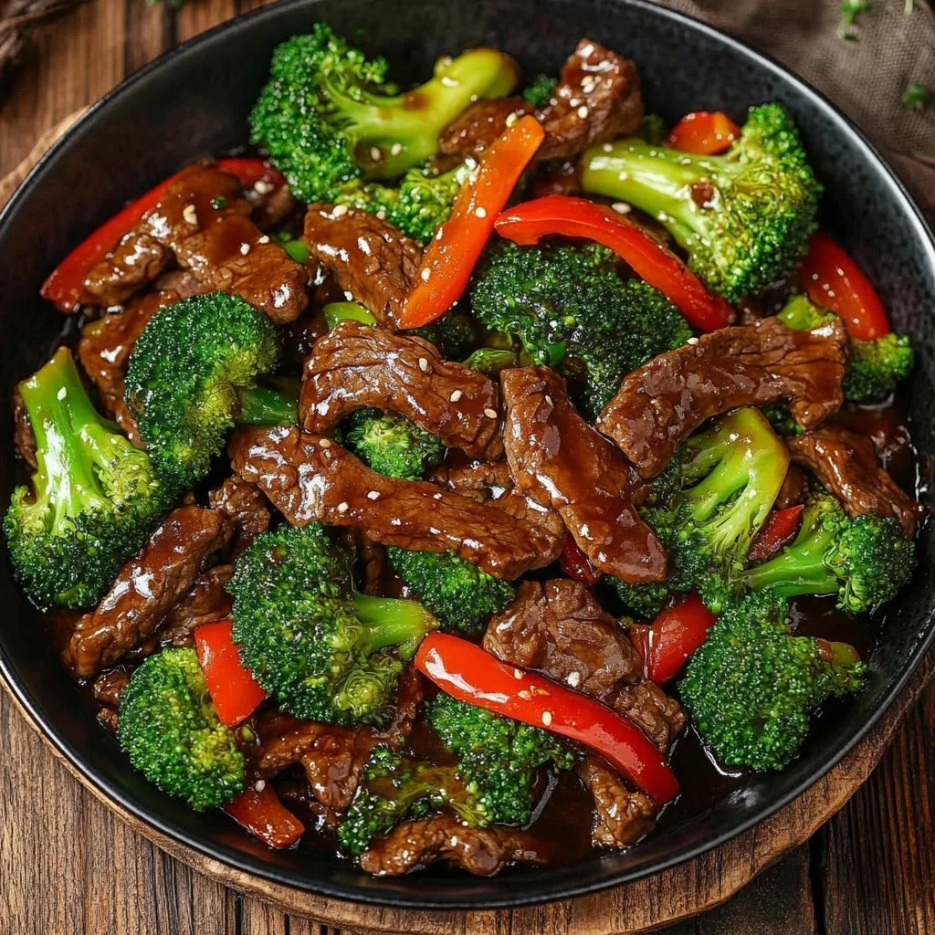 Beef and Broccoli Stir-Fry with tender beef slices and fresh broccoli