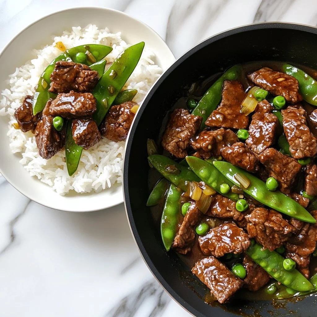 Delicious beef stir fry with vibrant vegetables and a flavorful sauce