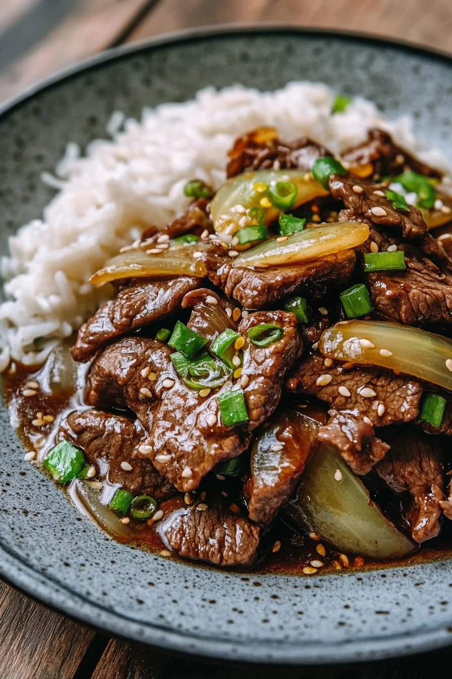 Asian Sweet Ginger Beef Stir-Fry