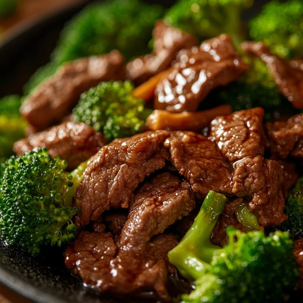 Delicious easy beef and broccoli dish served in a bowl