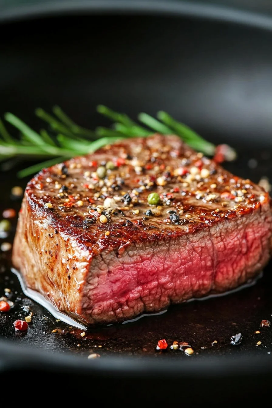 Pan Seared Ribeye Steak