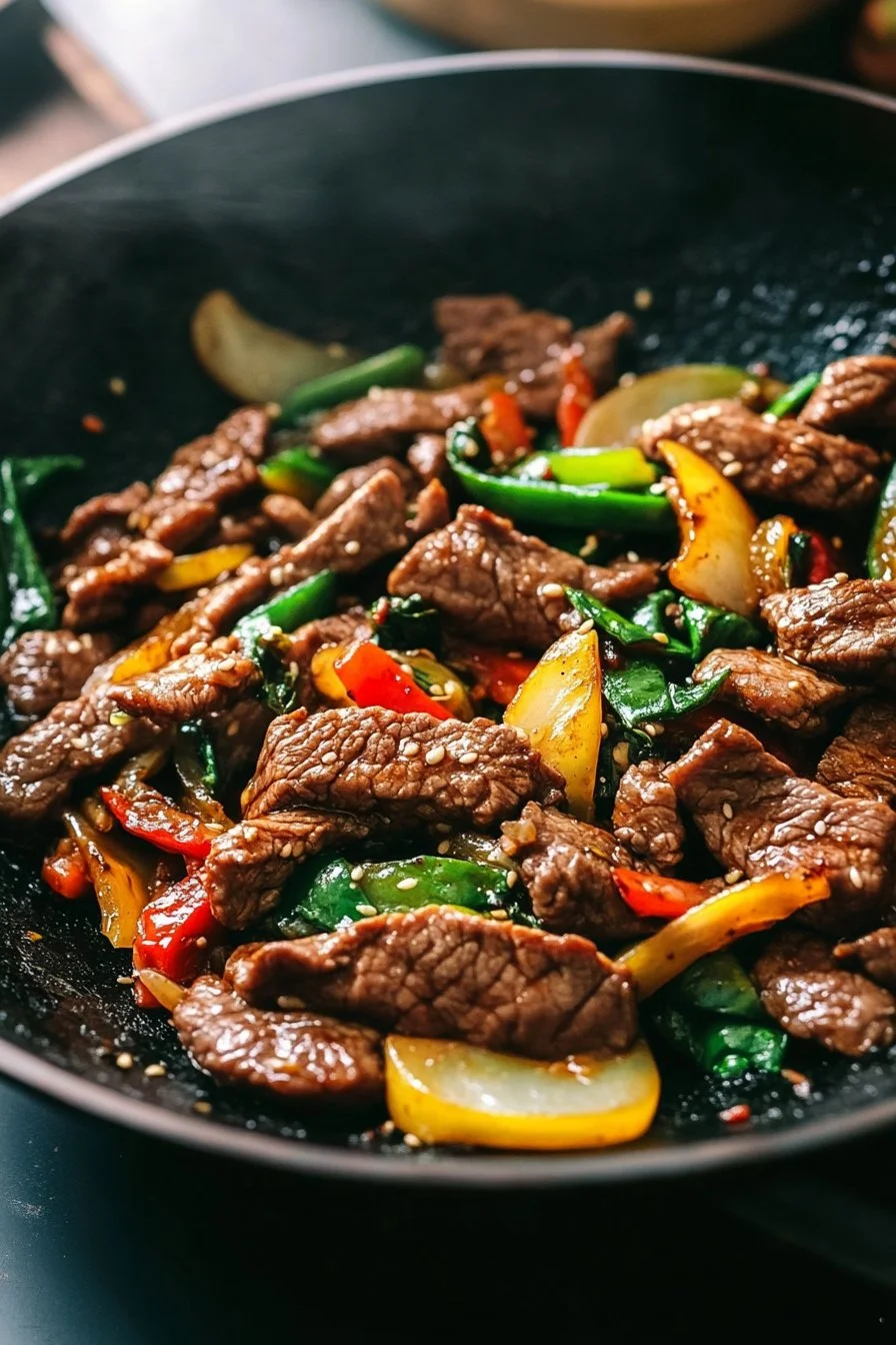 Asian Sweet Ginger Beef Stir-Fry