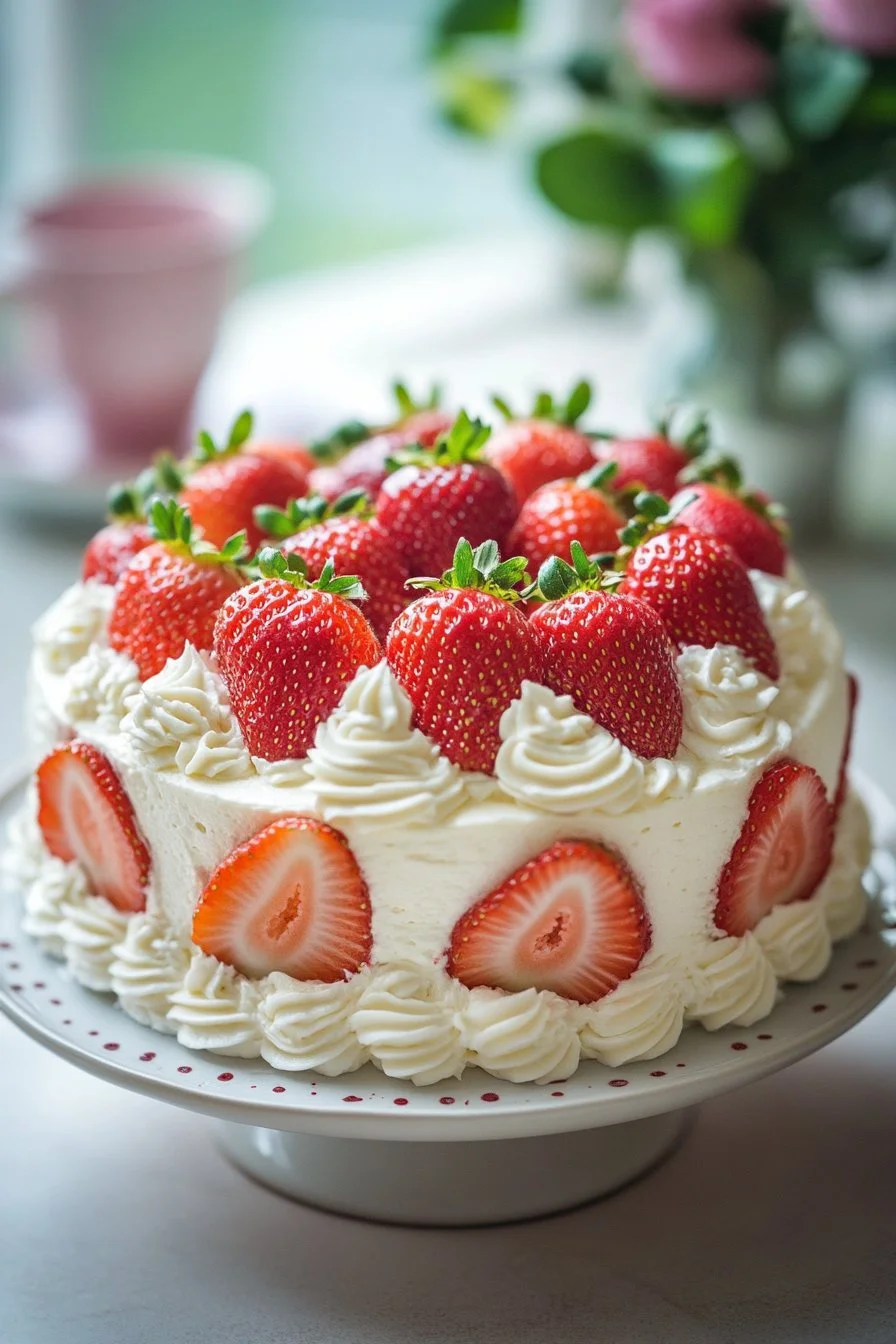 Japanese Strawberry Cake