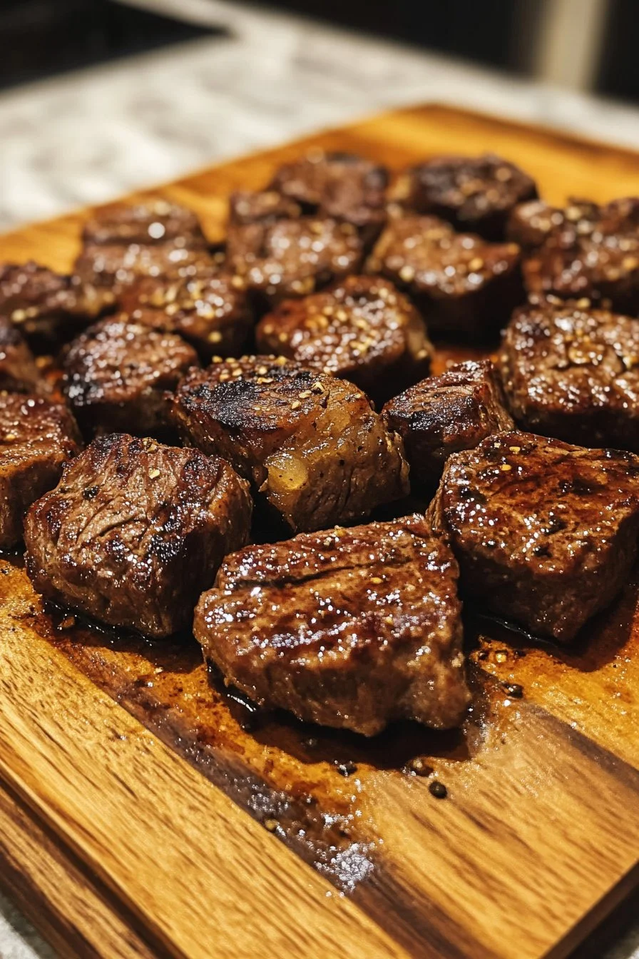 Cowboy Butter Steak Bites