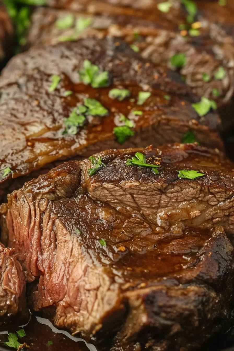 Best Ever Slow Cooked Round Steak