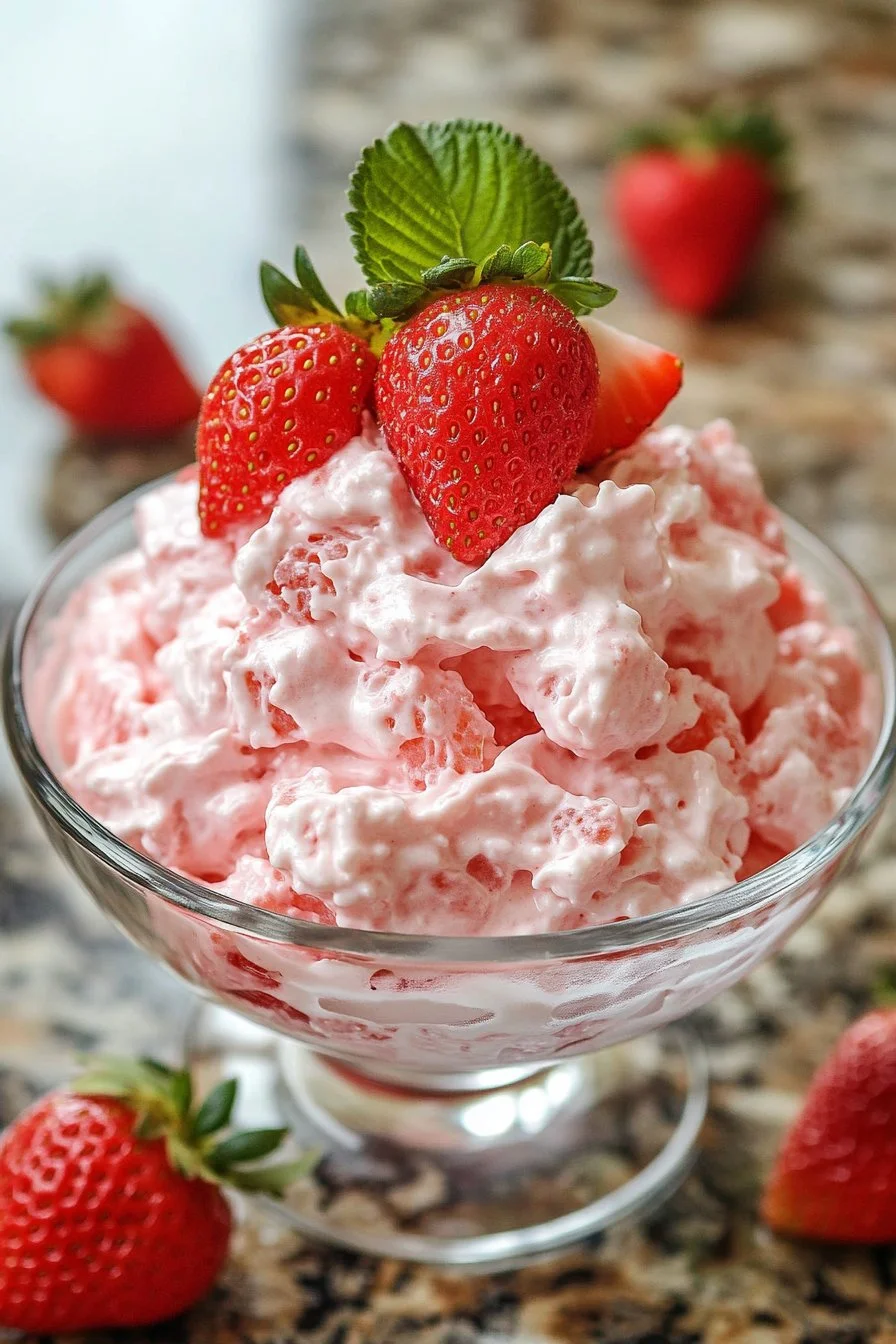 Strawberry Jelly Fluff Salad