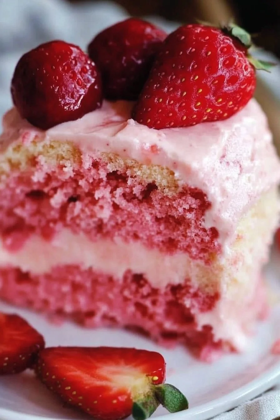 Best Ever Strawberry Cake