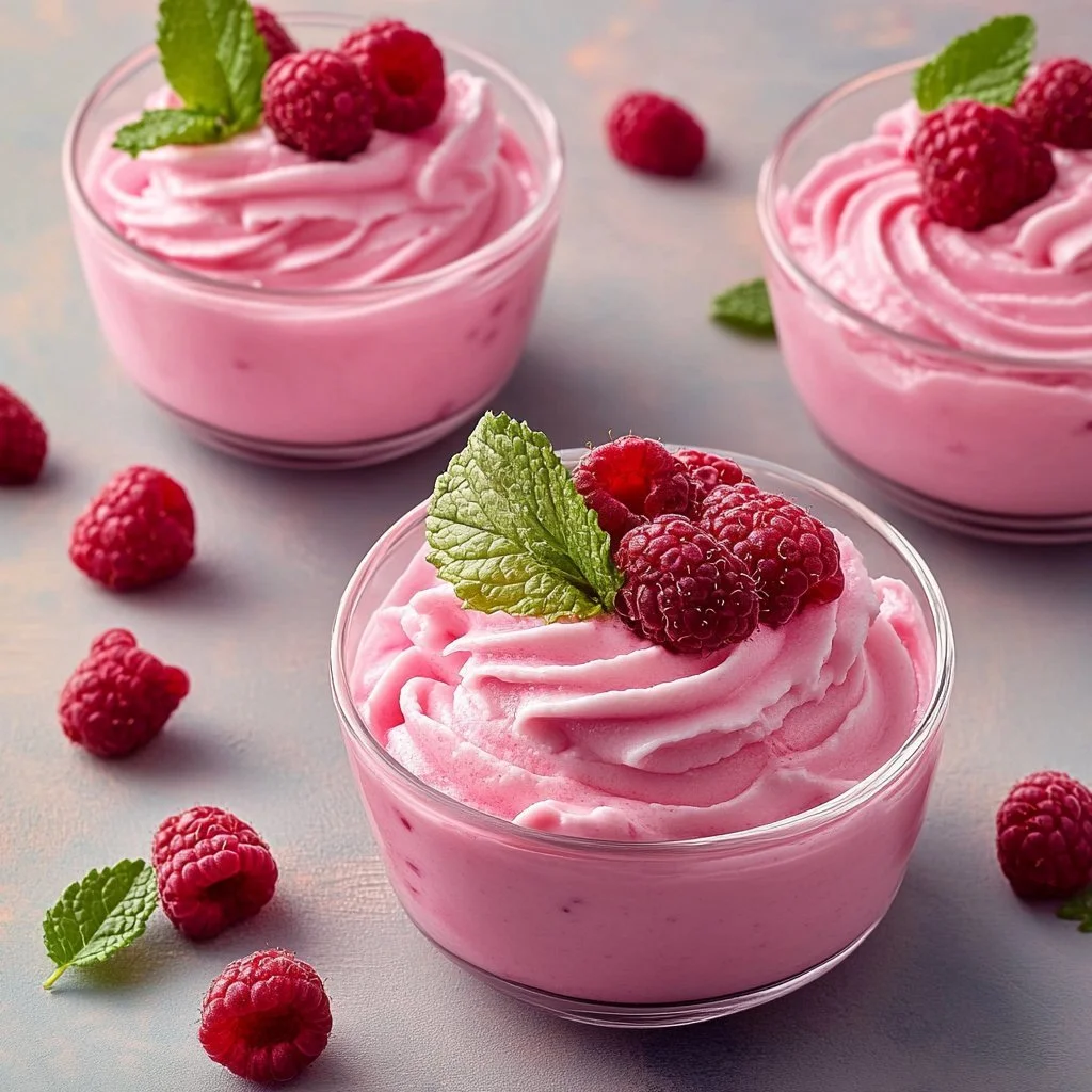 Delicious bowl of Refreshing Greek Yogurt Jelly Fluff dessert topped with fruits