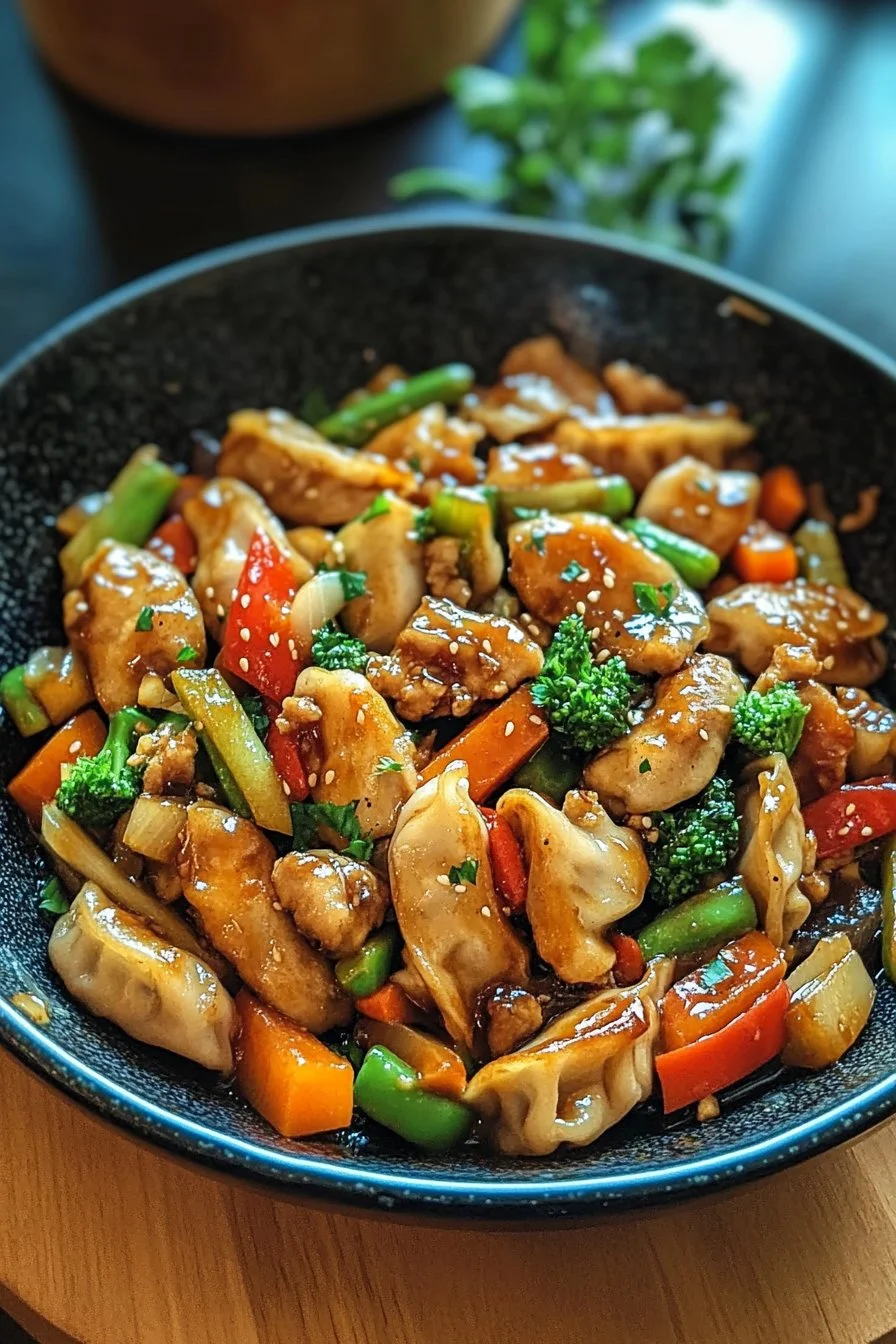 Potsticker Stir Fry Delight