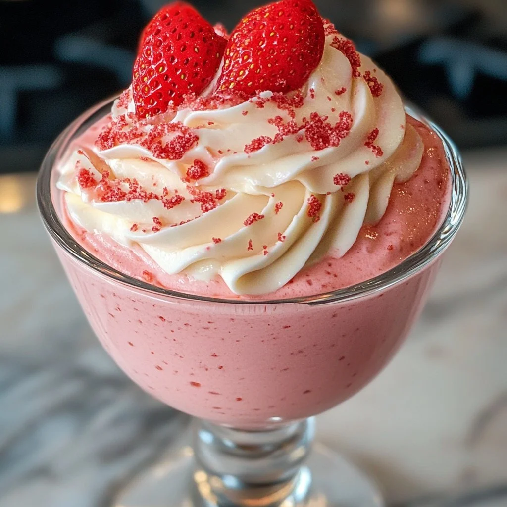 Delicious strawberry mousse cake filling for desserts