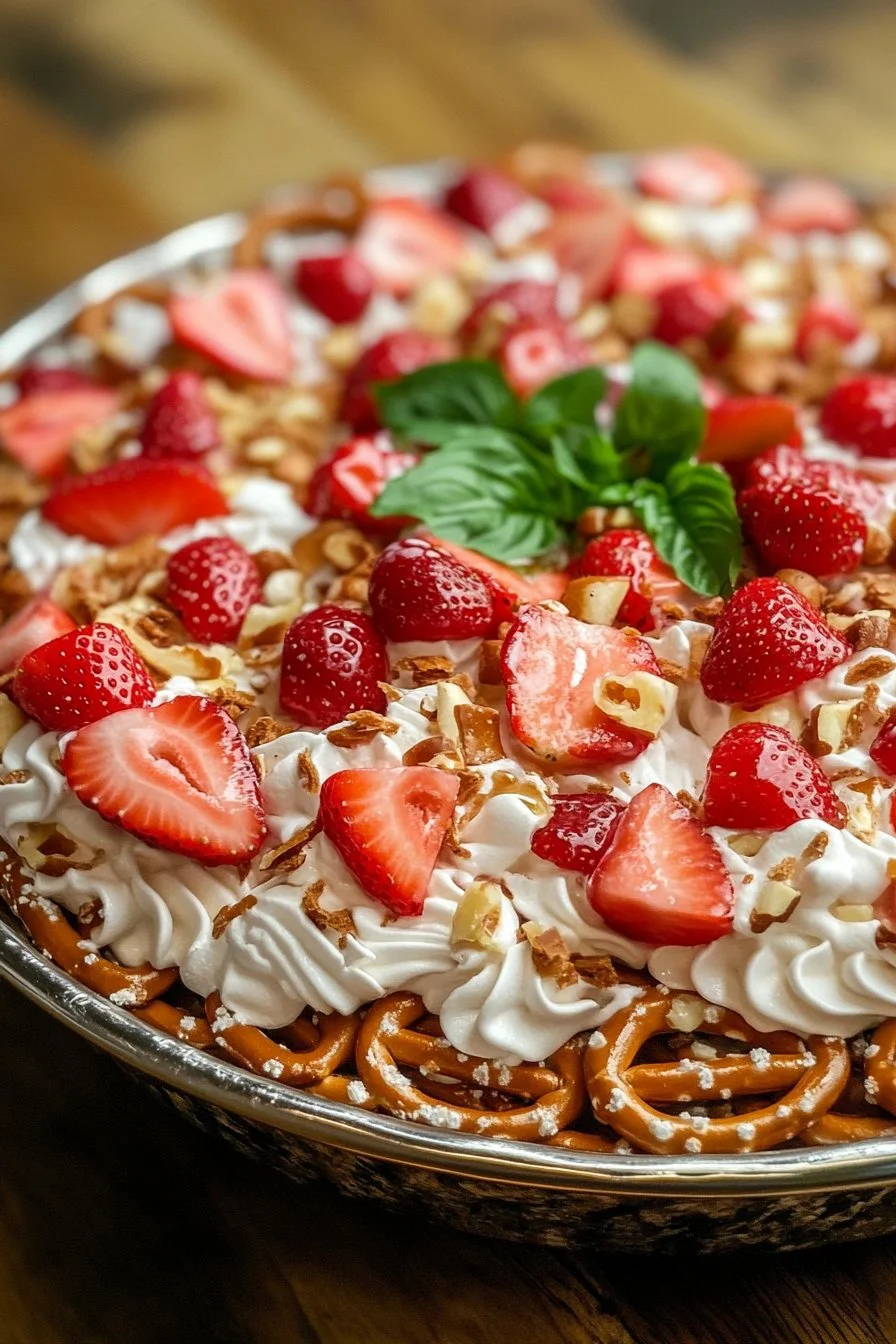 Strawberry Pretzel Salad