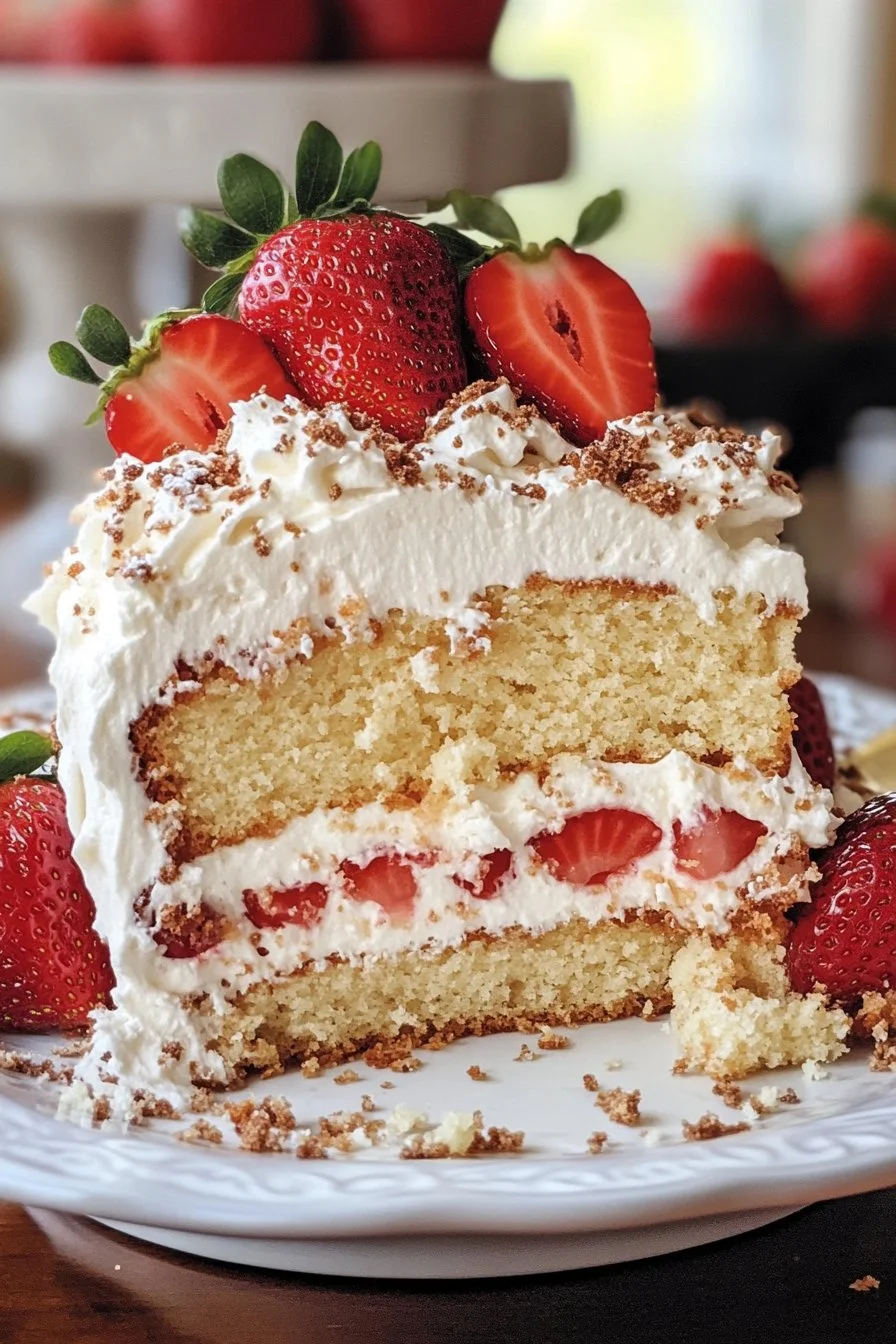Strawberry Pound Cake