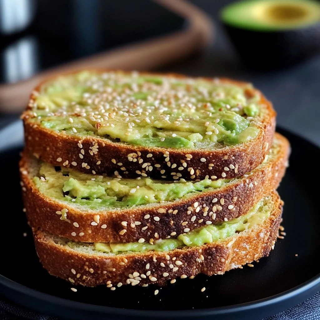 Sliced 3-ingredient avocado bread on a wooden board