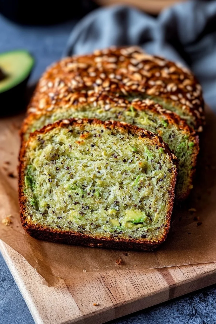 3-Ingredient Avocado Bread
