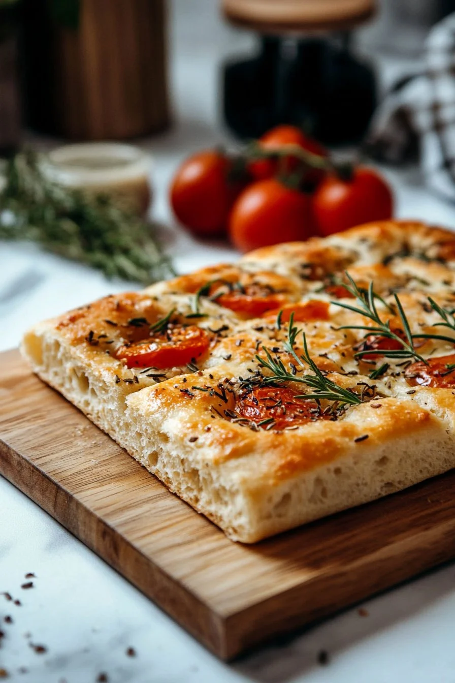 A Simple Sourdough Focaccia