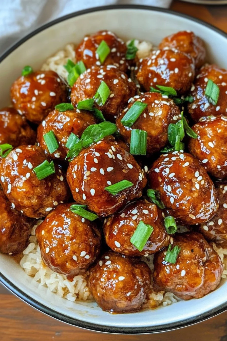 Asian Glazed Meatballs