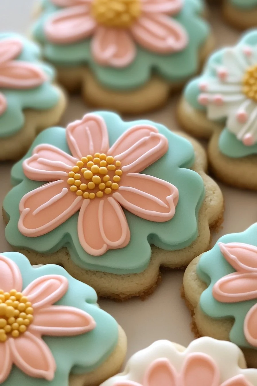 Baby Shower Biscuits - Baby in Bloom