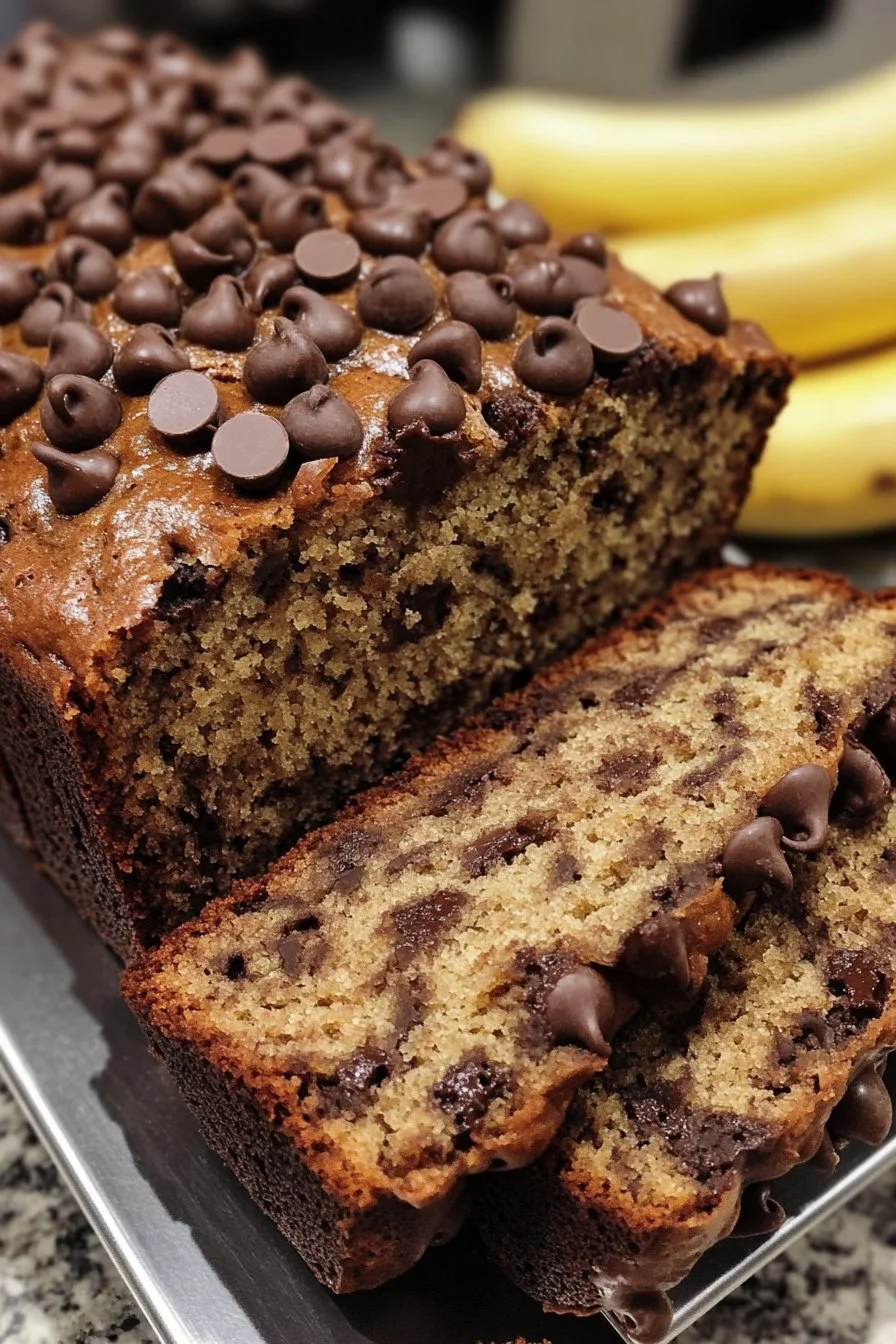 Banana Bread with Chocolate Chips