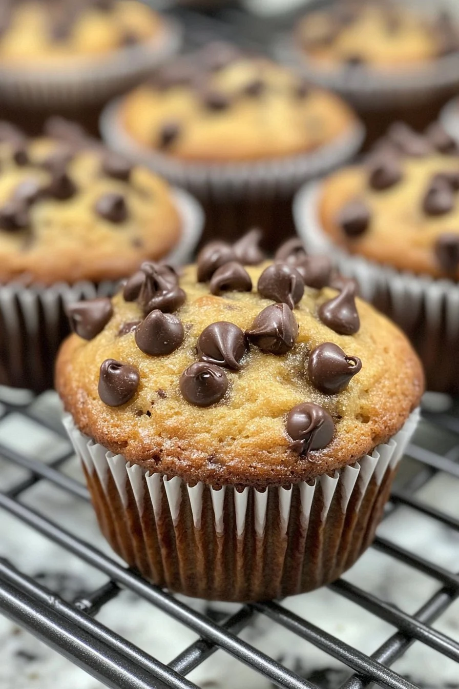Banana Chocolate Chip Muffins