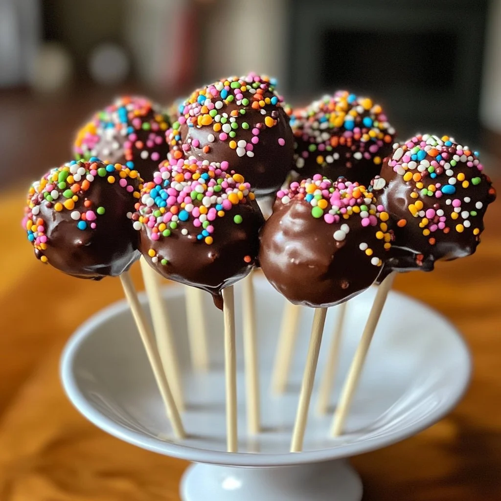 Colourful cake pops decorated for a festive celebration