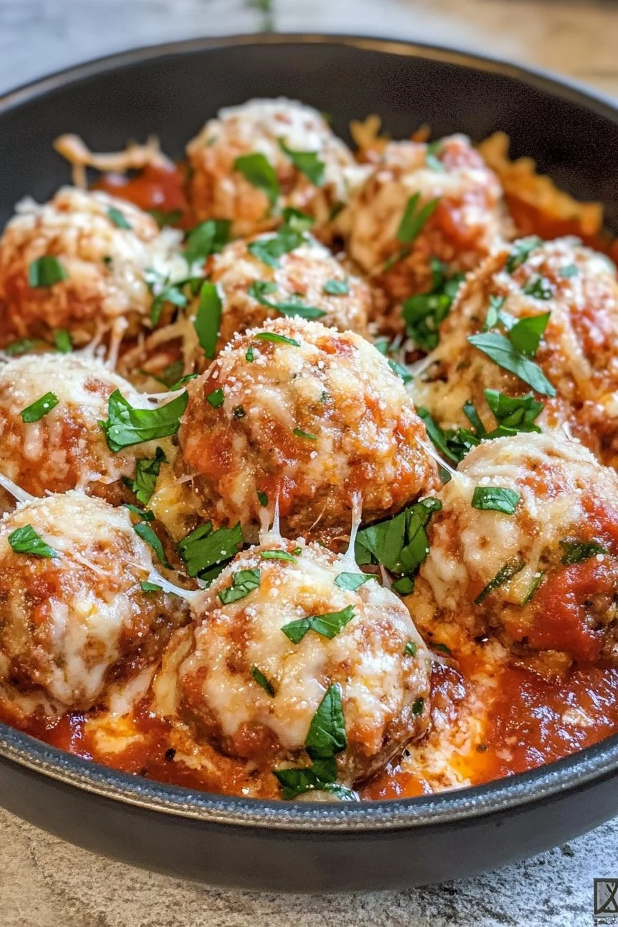Chicken Parmesan Meatballs