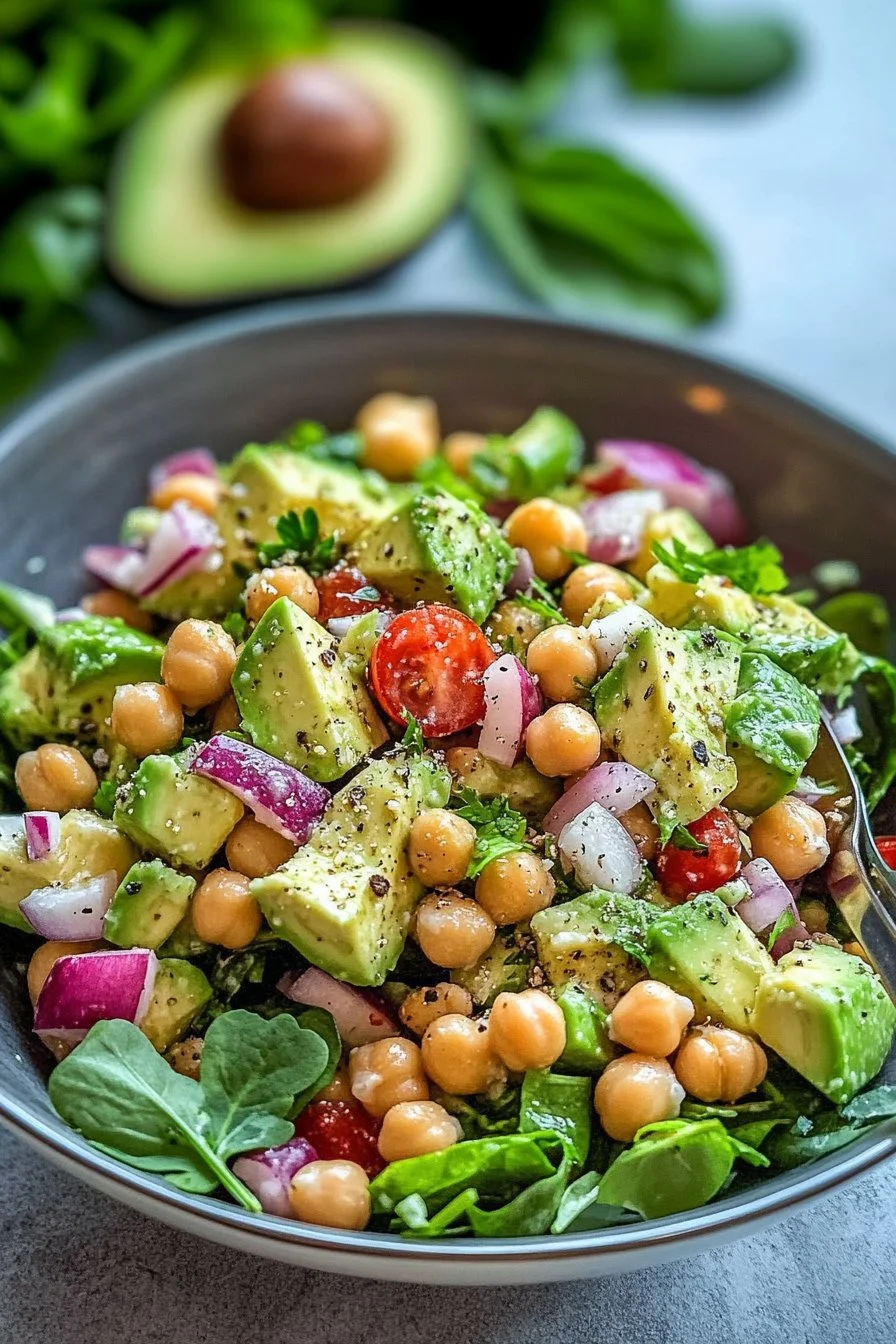 Chickpea Avocado Salad