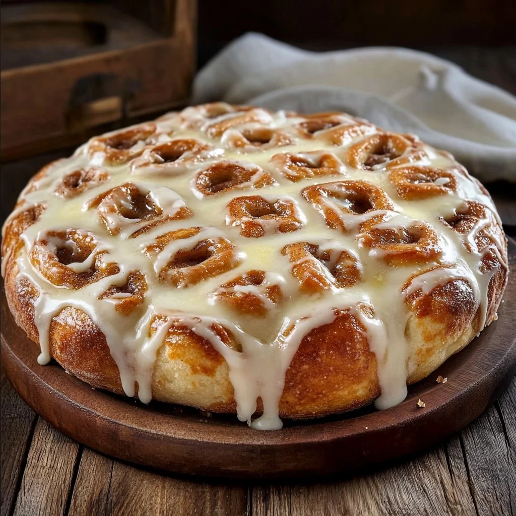 Cinnamon sugar sourdough focaccia dessert topped with cinnamon and sugar.