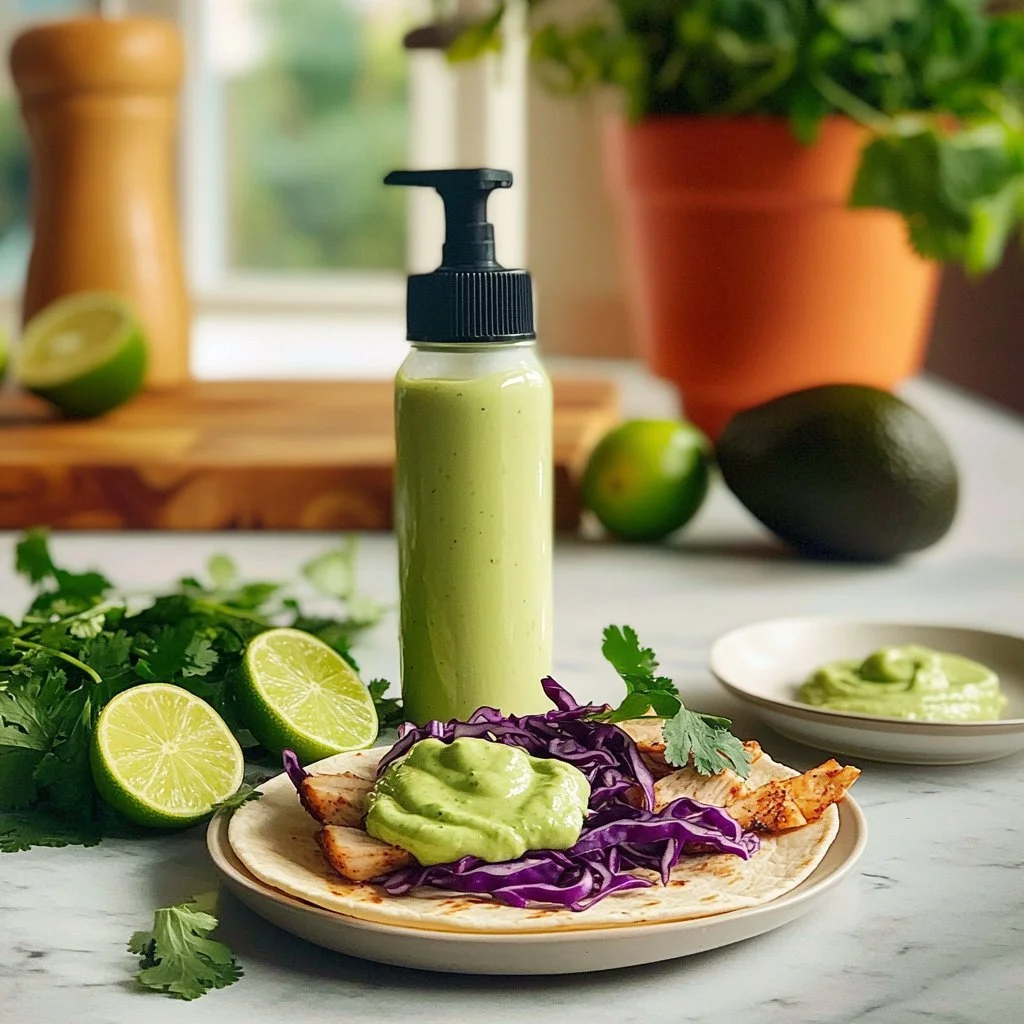 Creamy avocado lime mixture in a bowl, perfect for desserts and dips.