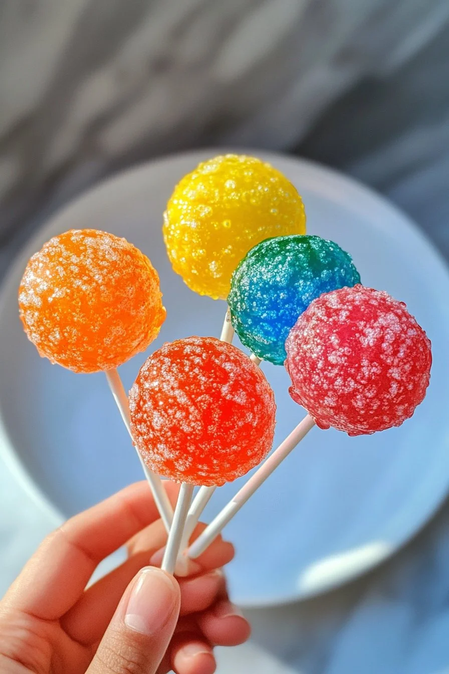 Fizzy Kool-Aid Lollipops
