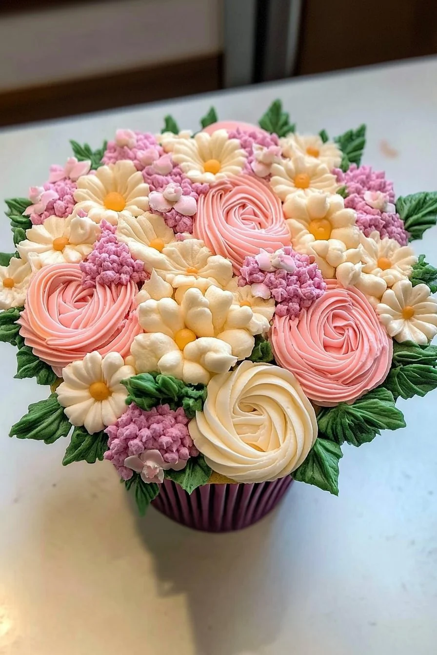 Flower Bouquet Cupcake Pull-Apart