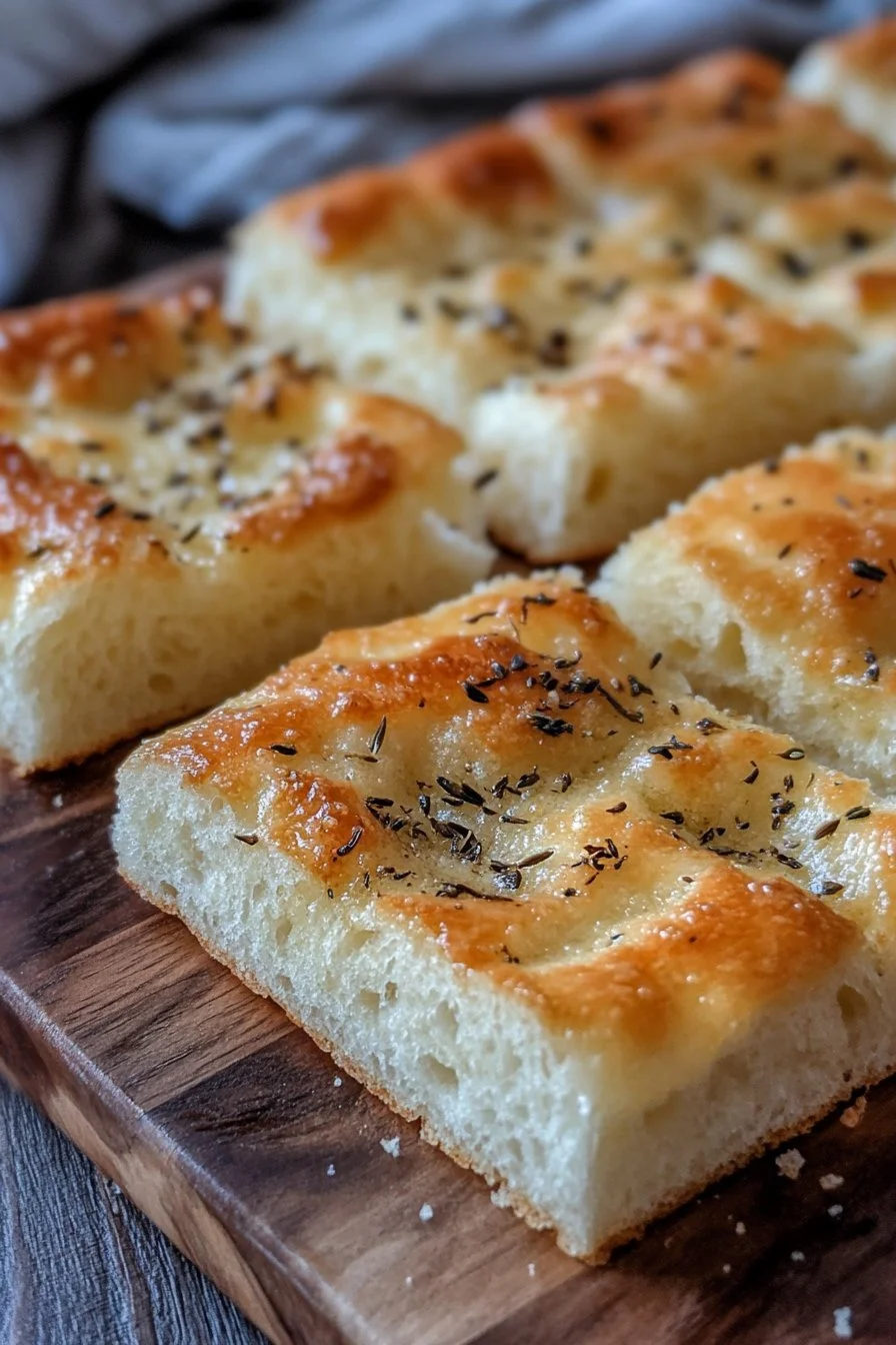 Garlic Parmesan Focaccia Bread