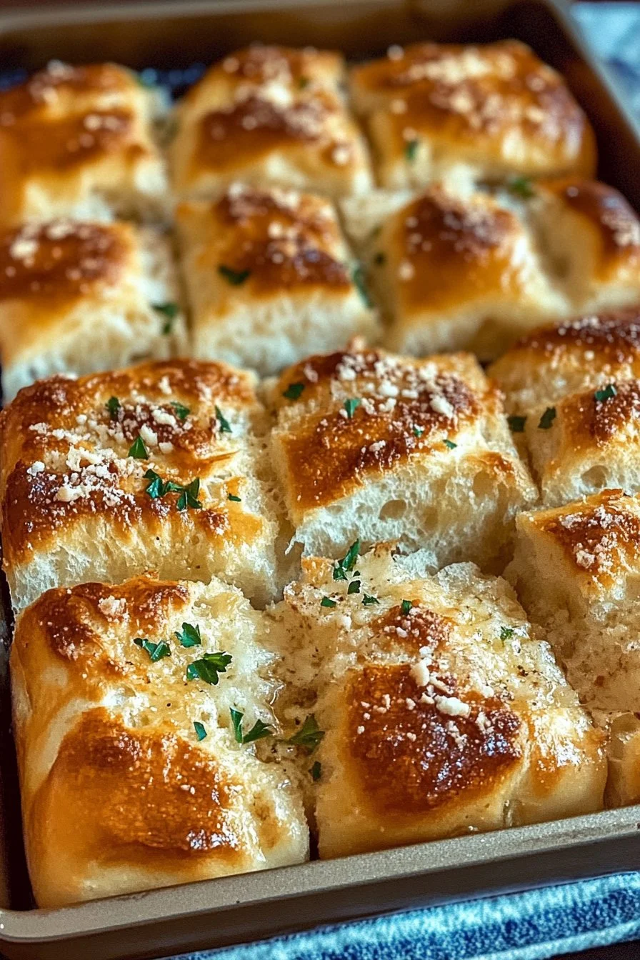 Garlic Parmesan Focaccia Bread